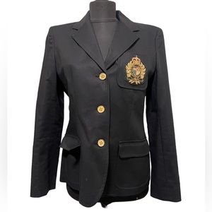 Lauren Ralph Lauren Vintage Beaded Blazer Suit Jacket size 8P